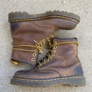 SOLD Vintage Made In England Dr. Martens 1460 Crazy Horse Boots